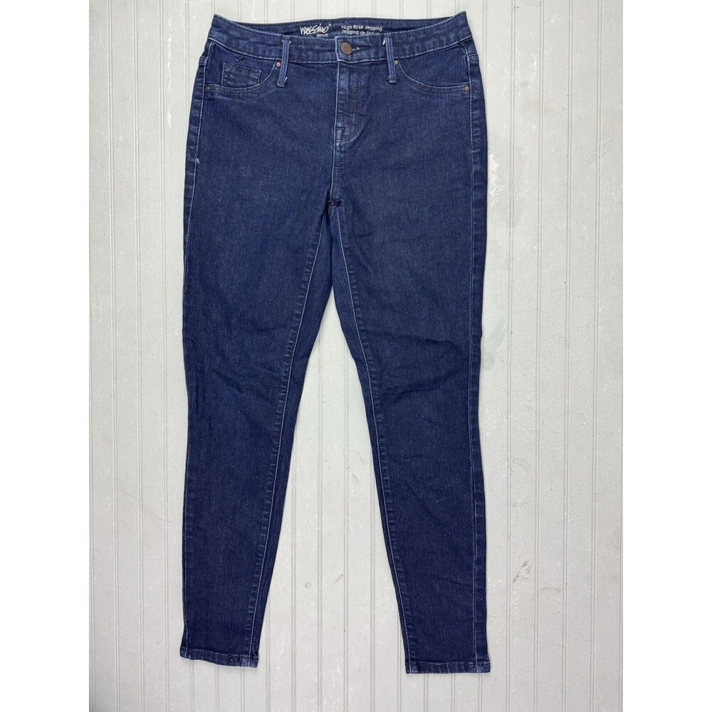 Mossimo Size 2 26 Womens Jeans Jeggings Hi Rise Dark Wash Stretch